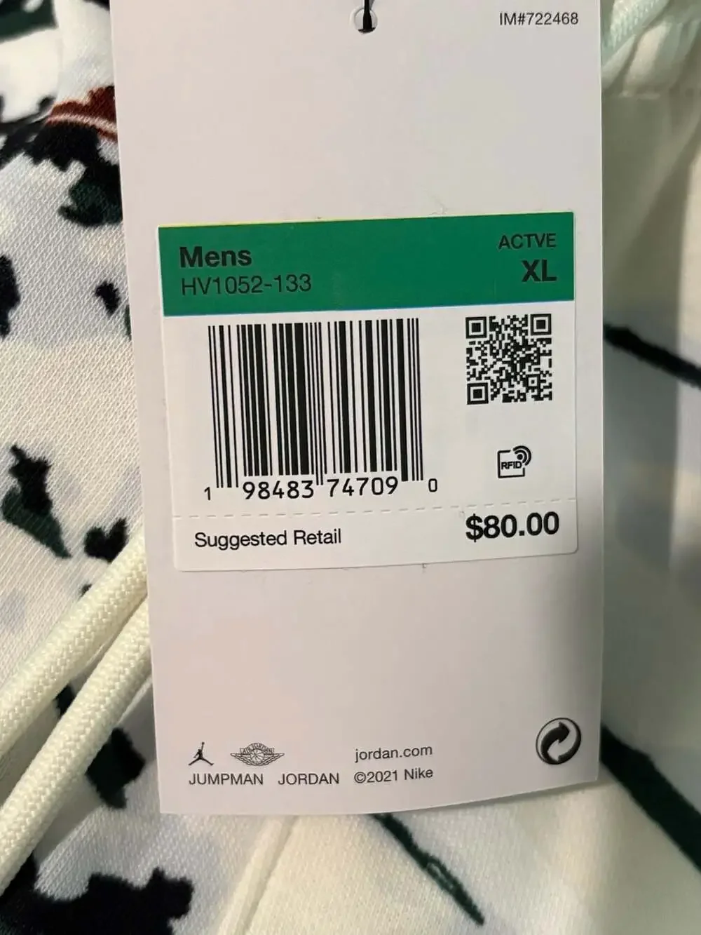 Jordan Winter Mountain All-Over Print Fleece Jogger Pants XL